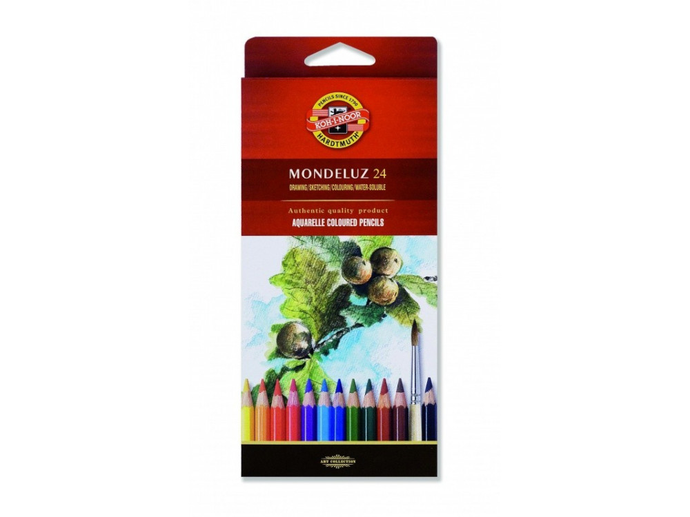 Set of Aquarell Coloured Pencils 3718, 24 pcs Fruit
