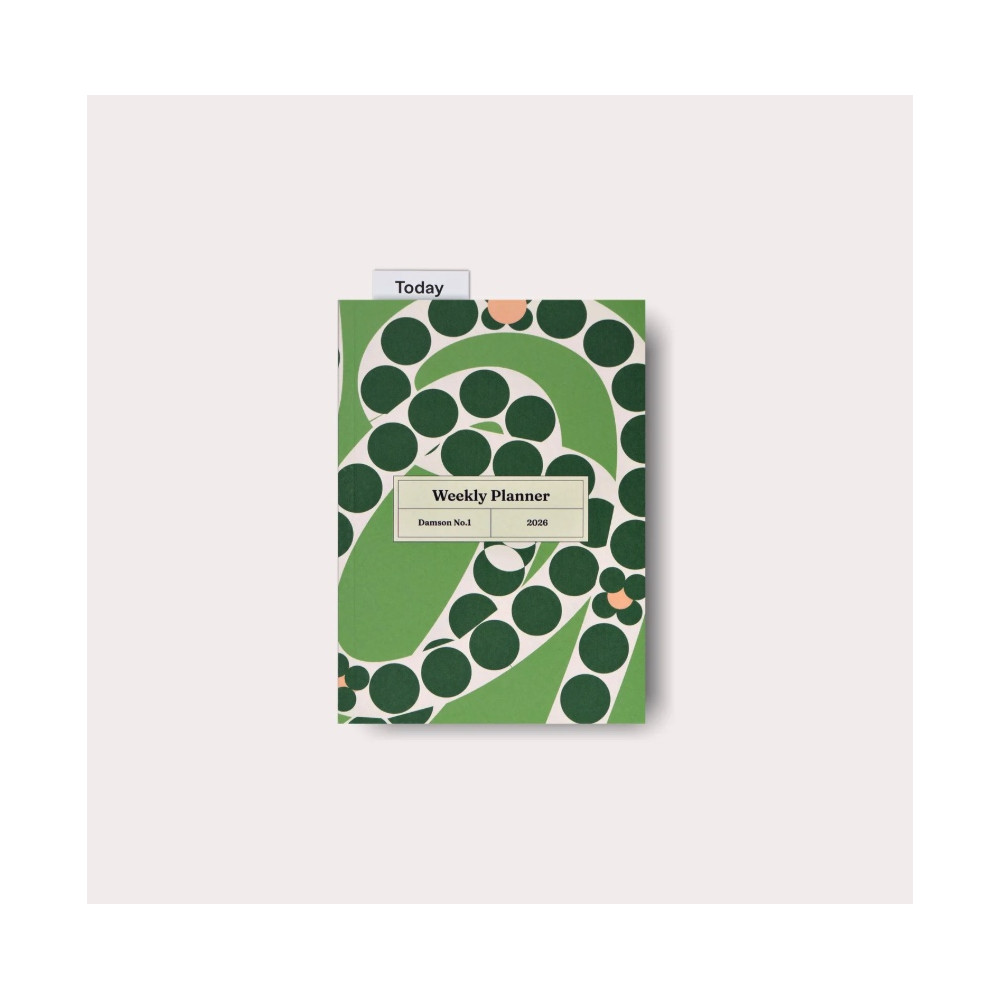 Planer tygodniowy niedatowany Damson No.1 A6 - The Completist.