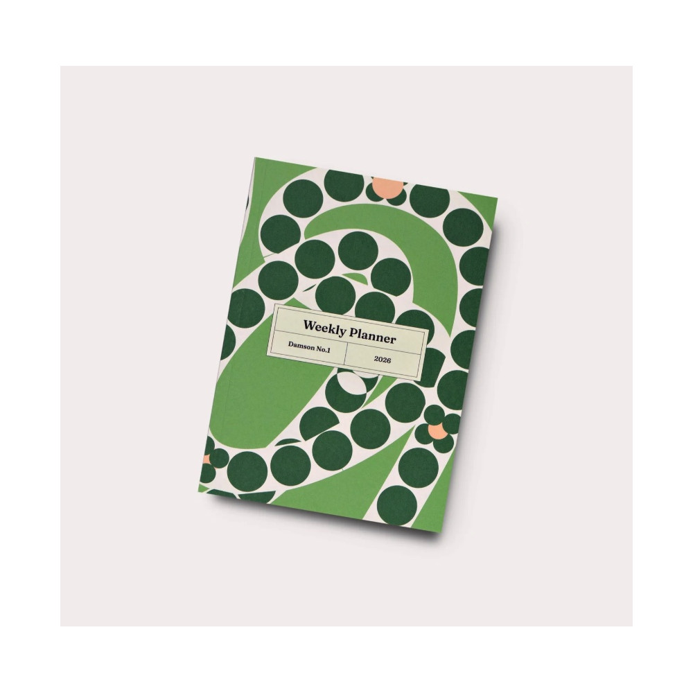 Undated weekly planner Damson No.1 A6 - The Completist.