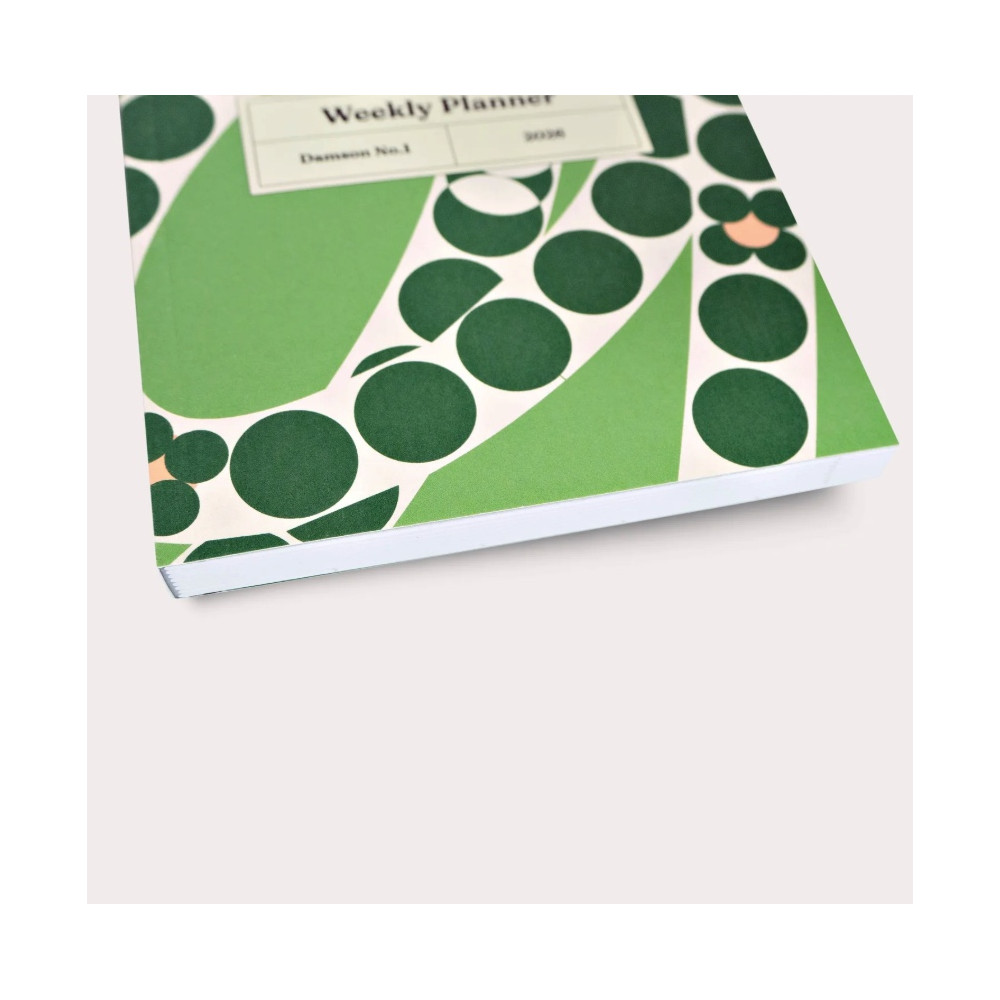 Undated weekly planner Damson No.1 A6 - The Completist.