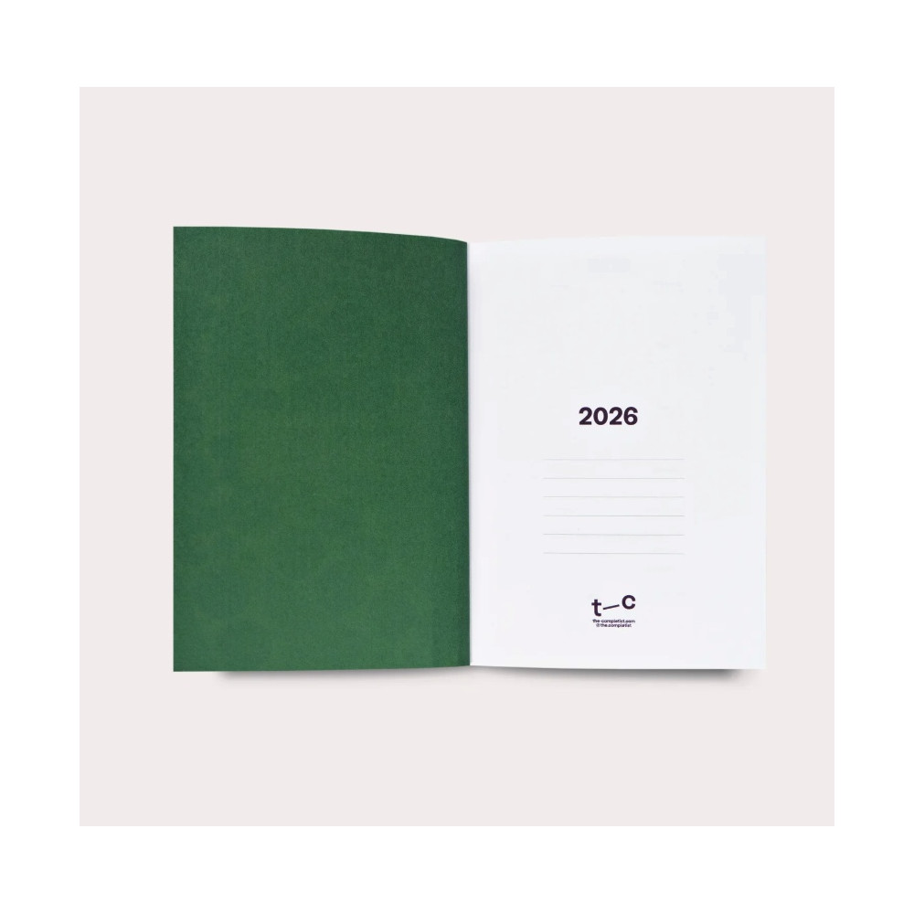 Undated weekly planner Damson No.1 A6 - The Completist.
