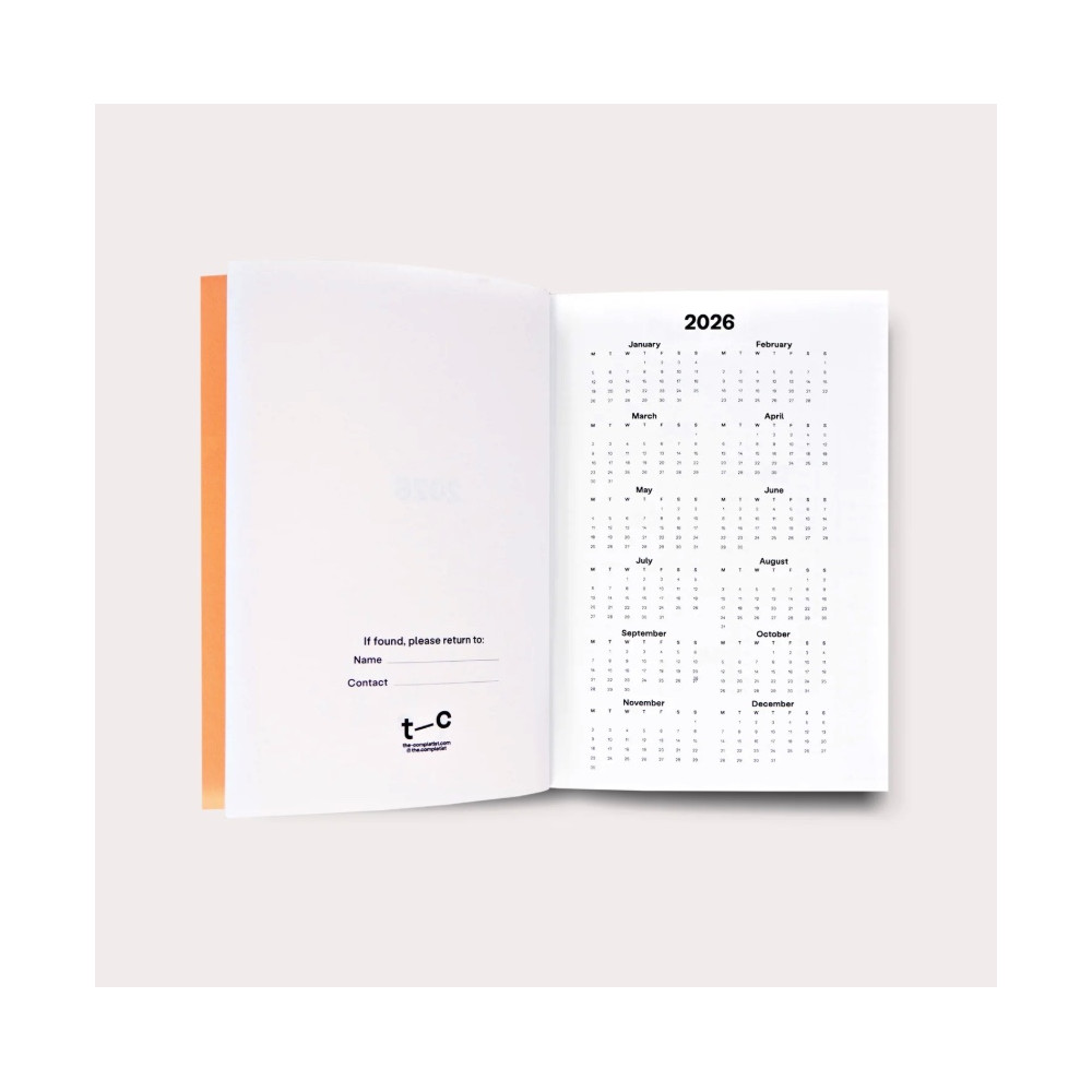 Undated weekly planner Signal No.1 A6 - The Completist.
