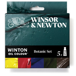 Zestaw farb olejnych Winton Botanic - Winsor & Newton - 5 x 37 ml
