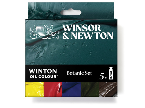 Zestaw farb olejnych Winton Botanic - Winsor & Newton - 5 x 37 ml