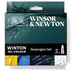 Set of Winton Oil Colour paints - Winsor & Newton - Seascapes 5 pcs x 37 ml