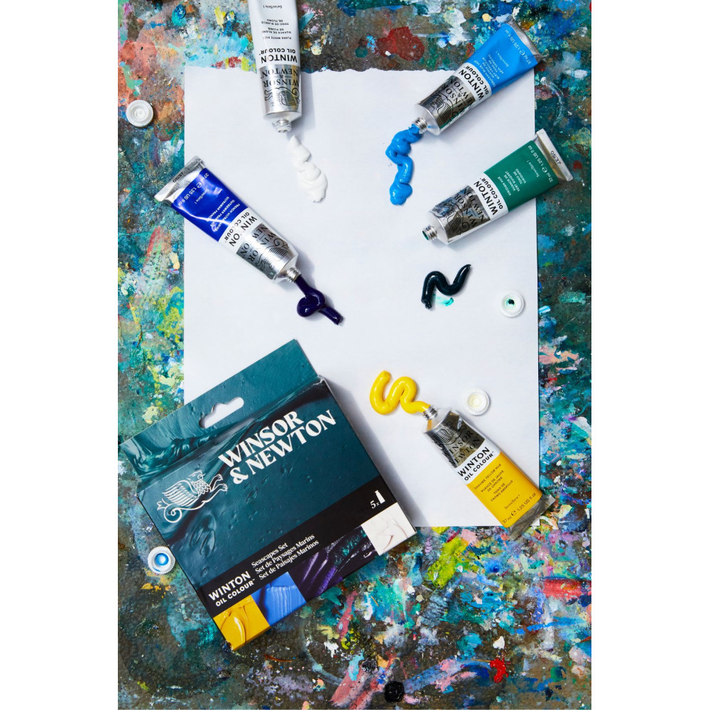 Zestaw farb olejnych Winton Seascapes - Winsor & Newton - 5 x 37 ml