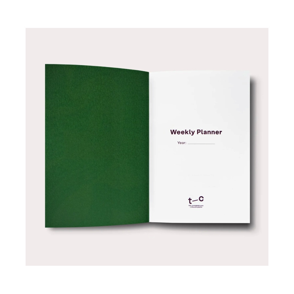 Planer tygodniowy niedatowany Palermo No.1 A5 - The Completist.