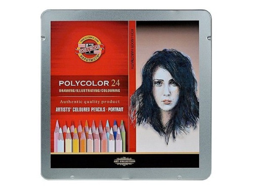 Zestaw kredek Polycolor - Koh-I-Noor - Portret, 24 szt.