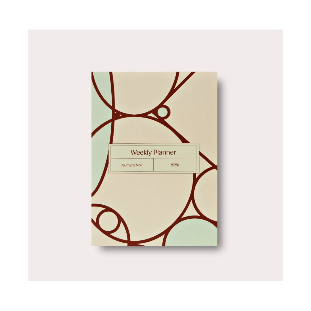 Planer tygodniowy 2026 Numero No.1 A5 - The Completist.