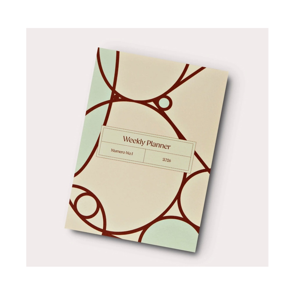 Planer tygodniowy 2026 Numero No.1 A5 - The Completist.