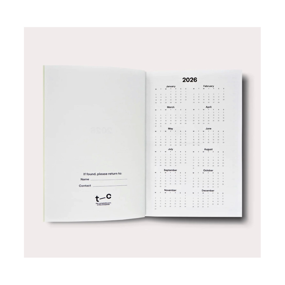 Planer dzienny 2026 Palermo No.1 A5 - The Completist.