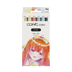 Set of Copic Ciao Manga Hana dual-tip alcohol-based markers