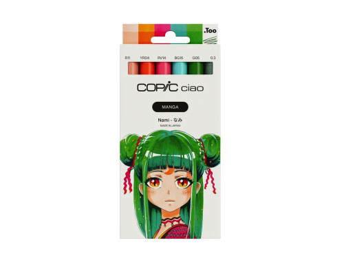 Set of Copic Ciao Manga Nami dual-tip alcohol-based markers