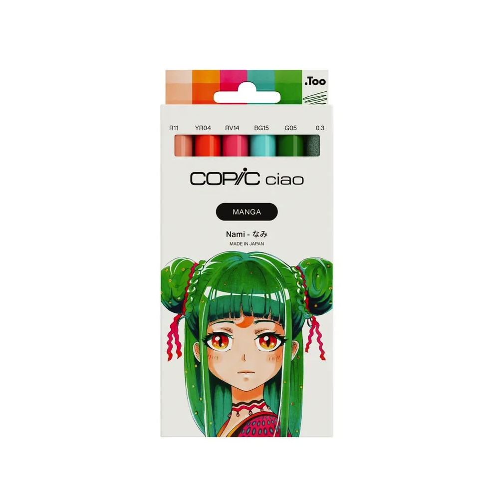 Zestaw markerów dwustronnych Copic Ciao - Manga Nami