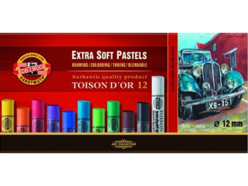 Pastele ekstra suche - Koh-I-Noor - 12 szt.
