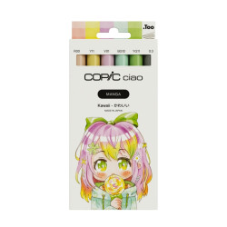 Zestaw markerów dwustronnych Copic Ciao - Manga Kawaii
