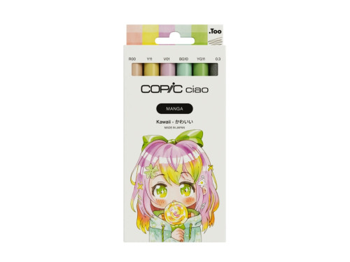 Zestaw markerów dwustronnych Copic Ciao - Manga Kawaii