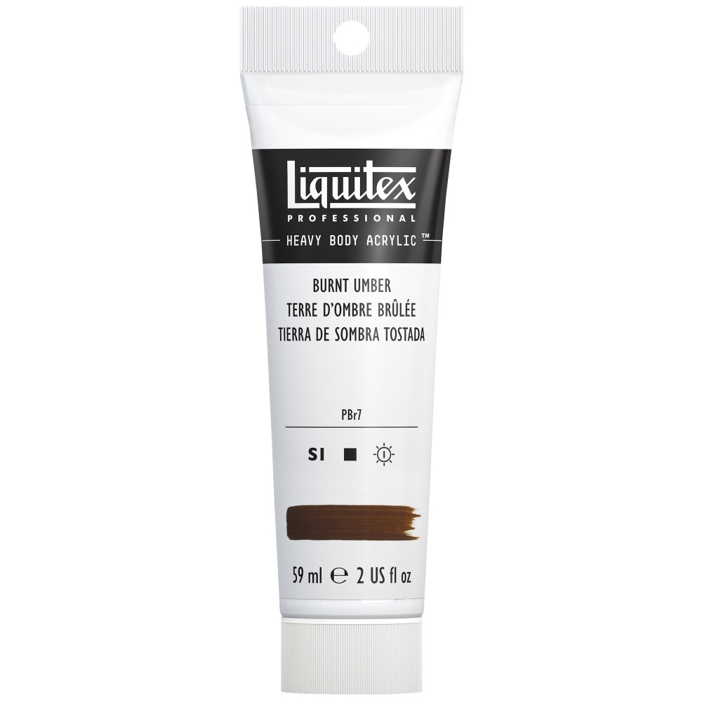 Acrylic Heavy Body paint - Liquitex - Burnt Umber 59 ml