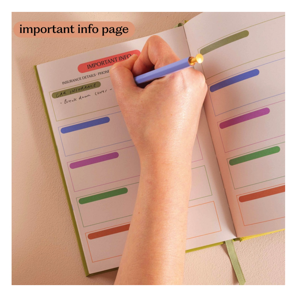 Planer tygodniowy Les Fleurs 2026 A5 - Good Tuesday