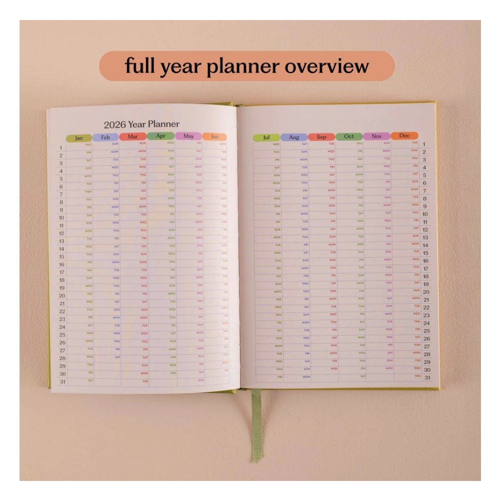 Planer tygodniowy Les Fleurs 2026 A5 - Good Tuesday