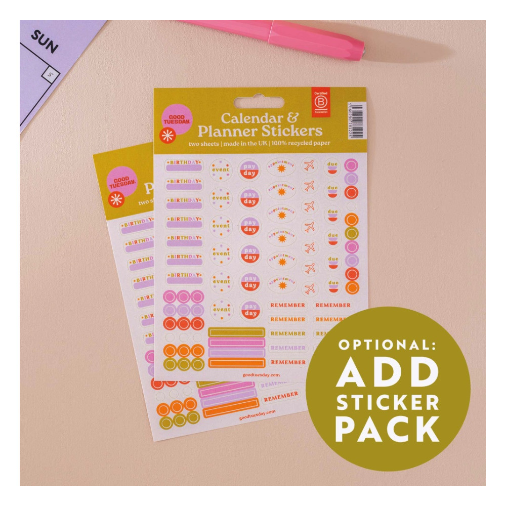 Les Fleurs Diary 2026 A5 - Good Tuesday