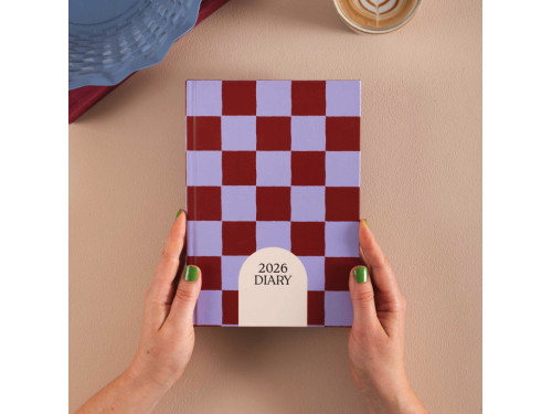 Planer tygodniowy Blue Berry Check 2026 A5 - Good Tuesday