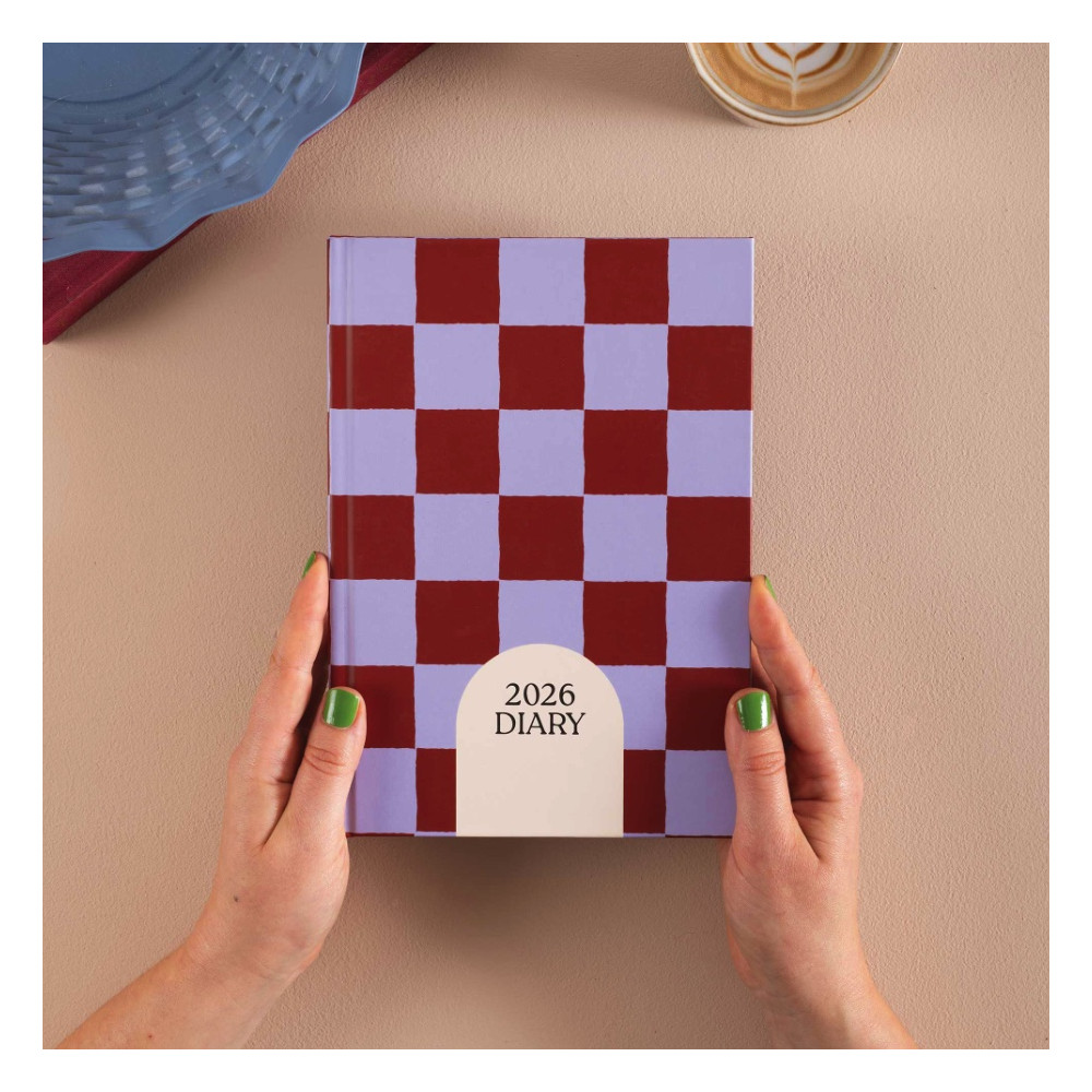 Planer tygodniowy Blue Berry Check 2026 A5 - Good Tuesday