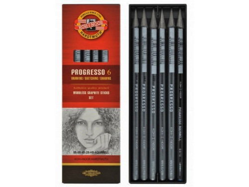 Progresso Wodless Pencil Set Koh-I-Noor 8915, 6 pcs