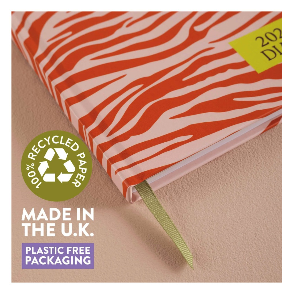 Electric Zebra Diary 2026 A5 - Good Tuesday