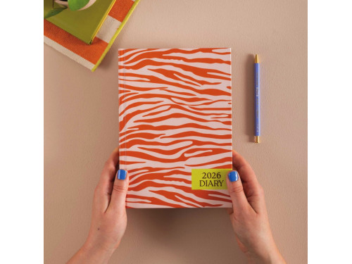 Electric Zebra Diary 2026 A5 - Good Tuesday