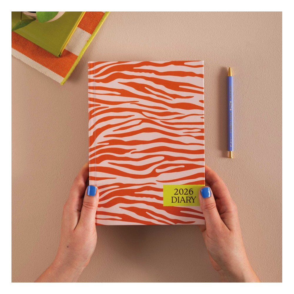 Electric Zebra Diary 2026 A5 - Good Tuesday