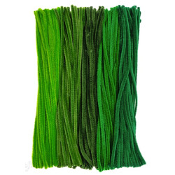 Creative wires - DpCraft - green 6 mm x 30 cm 200 pcs.