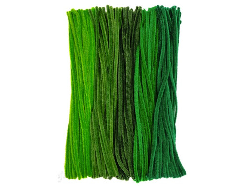 Creative wires - DpCraft - green 6 mm x 30 cm 200 pcs.
