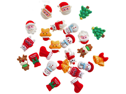 Ozdoby z żywicy 3D Christmas Candy - DpCraft - 10 szt.