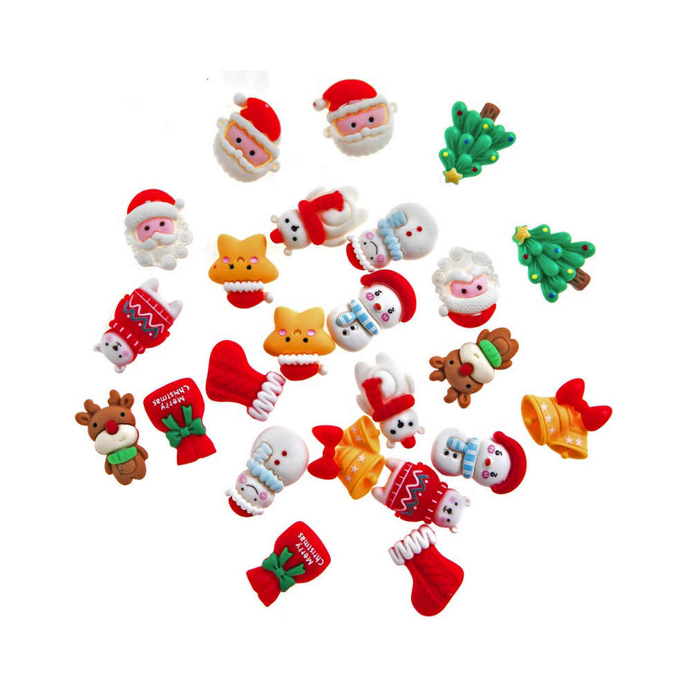 Ozdoby z żywicy 3D Christmas Candy - DpCraft - 10 szt.