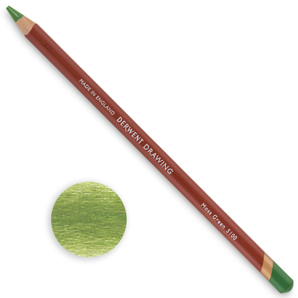 Drawing pencil - Derwent - 5100 Moss Green