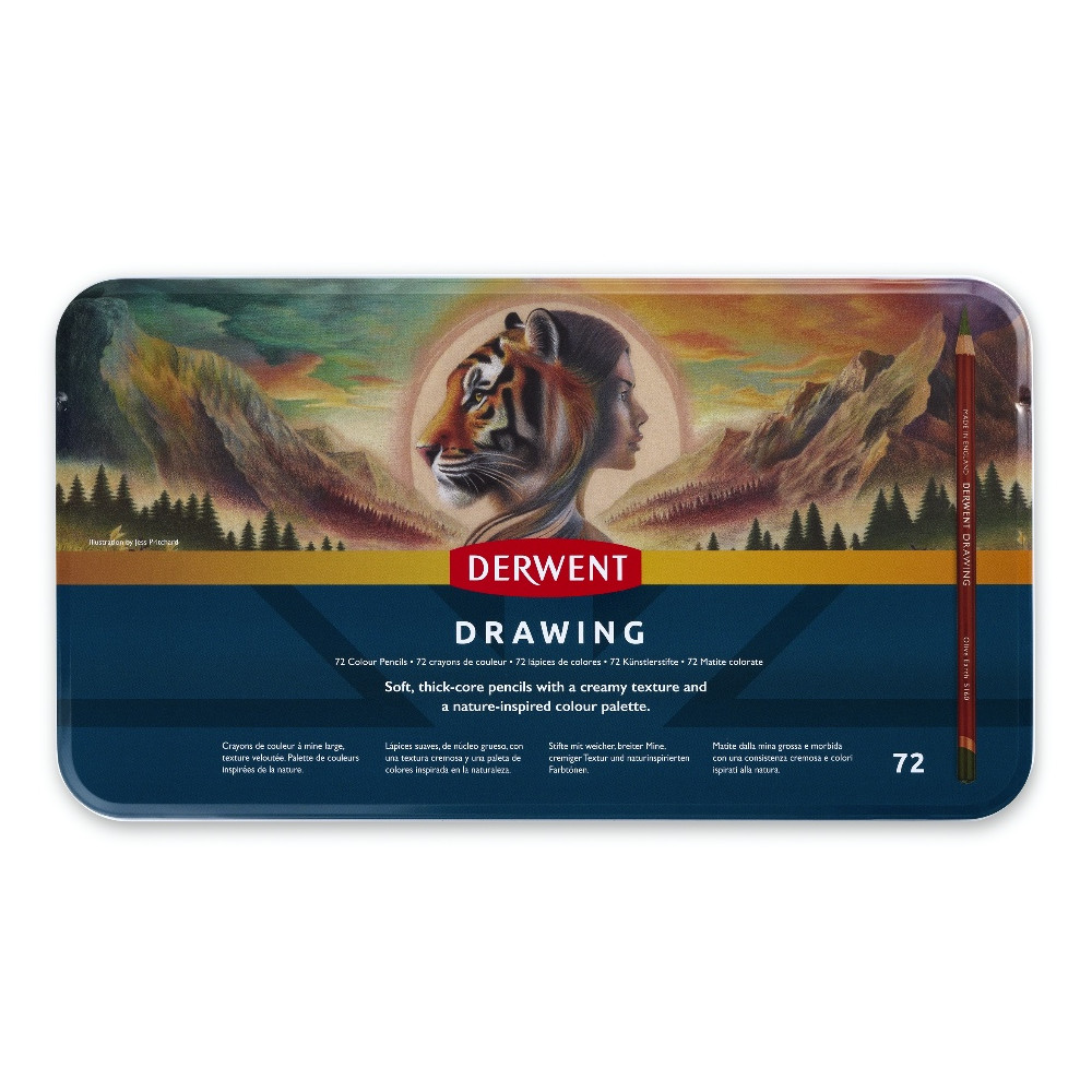 Set of Drawing pencils - Derwent - 72 pcs.