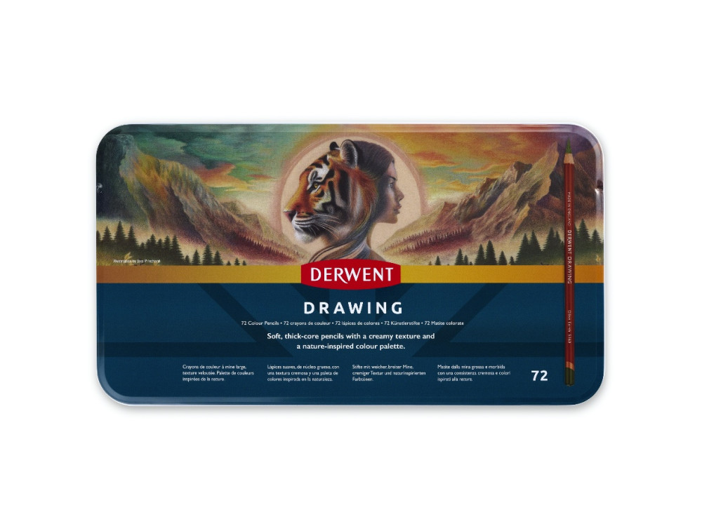 Zestaw kredek Drawing - Derwent - 72 szt.