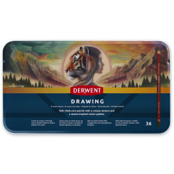 Set of Drawing pencils - Derwent - 36 pcs.