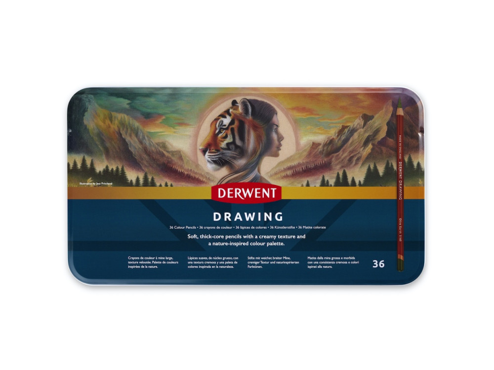 Set of Drawing pencils - Derwent - 36 pcs.