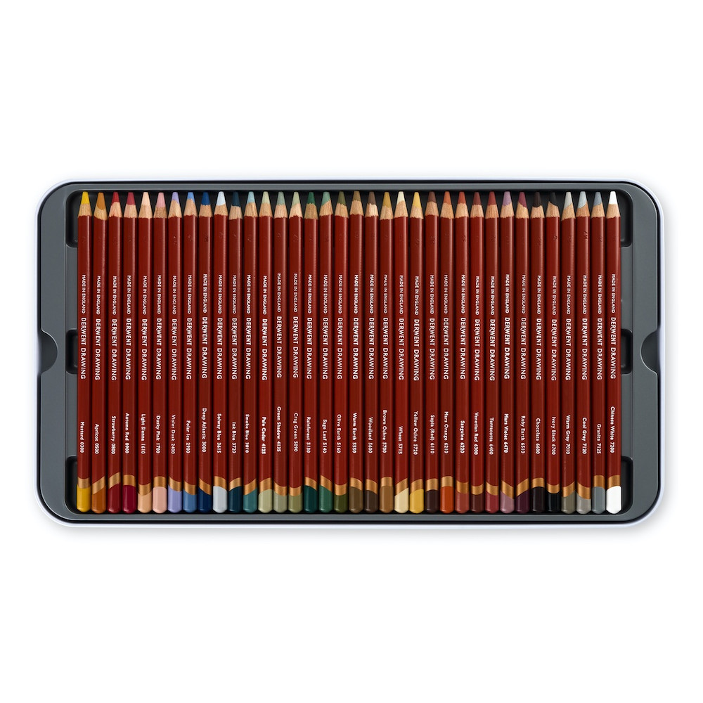 Set of Drawing pencils - Derwent - 36 pcs.