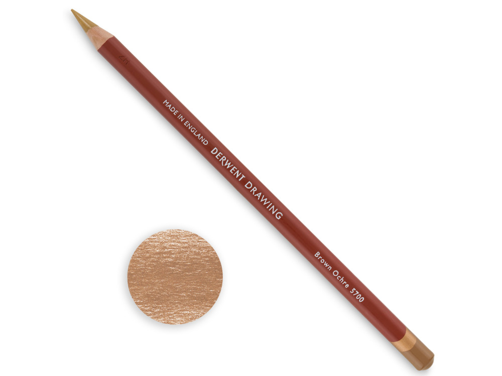 Kredka Drawing - Derwent - 5700 Brown Ochre