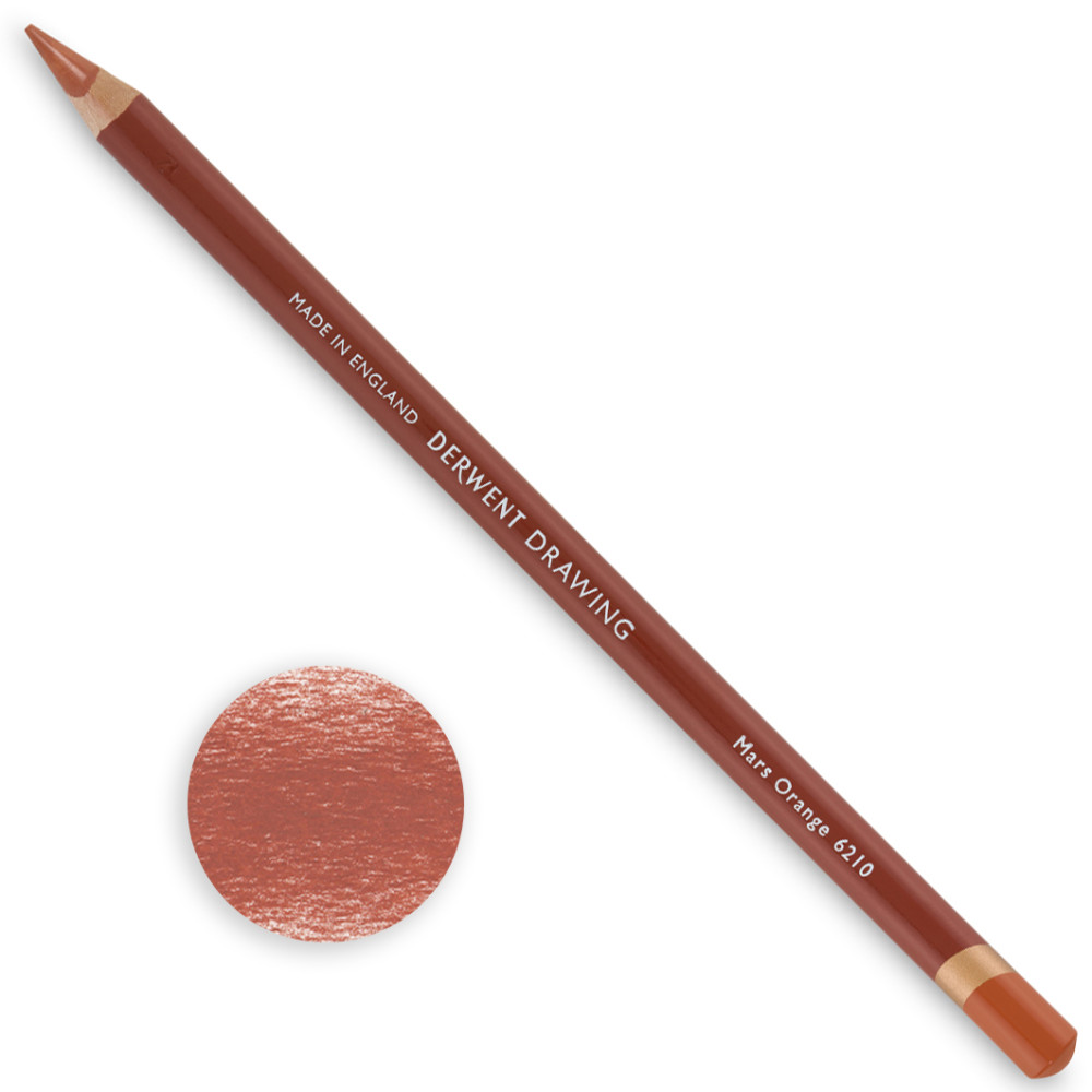 Kredka Drawing - Derwent - 6210 Mars Orange