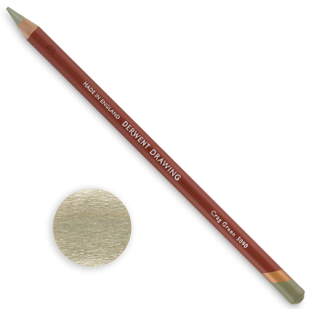 Drawing pencil - Derwent - 5090 Crag Green