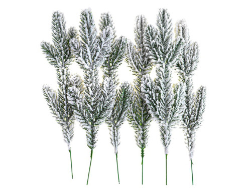 Pine branches snow-covered - DpCraft - 25 cm 6 pcs.