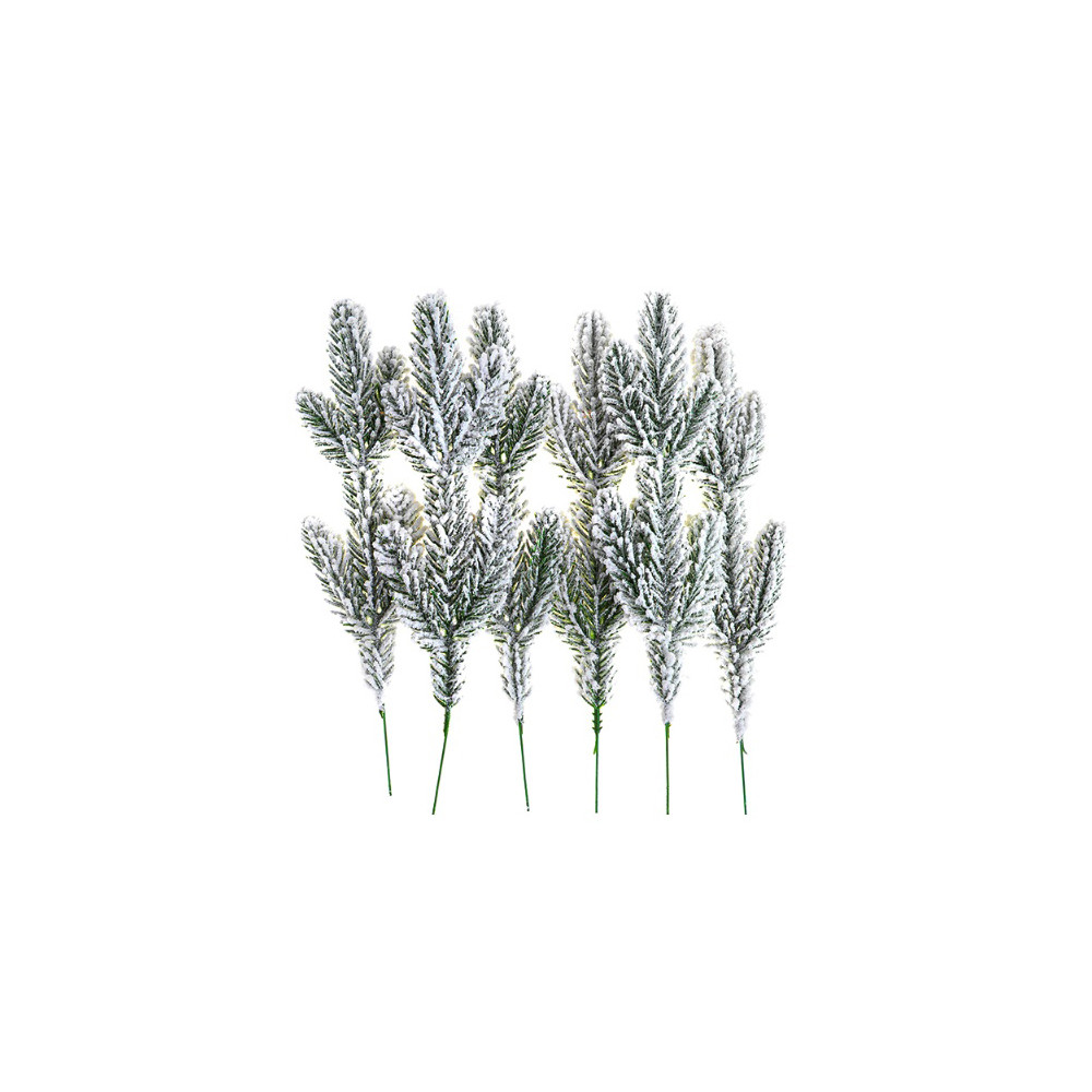 Pine branches snow-covered - DpCraft - 25 cm 6 pcs.