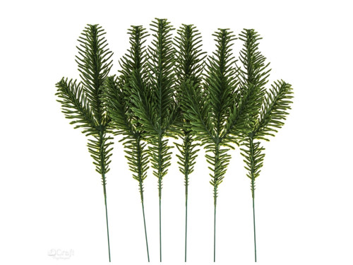 Gałązki dekoracyjne Sosna - DpCraft - 26 cm 6 szt.