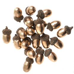 Acorns - DpCraft - gold 20 pcs.