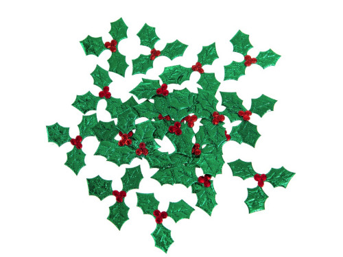 Holly - DpCraft - green 4,5 cm 24 pcs.