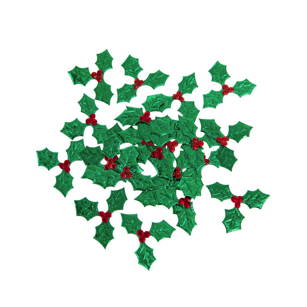 Holly - DpCraft - green 4,5 cm 24 pcs.
